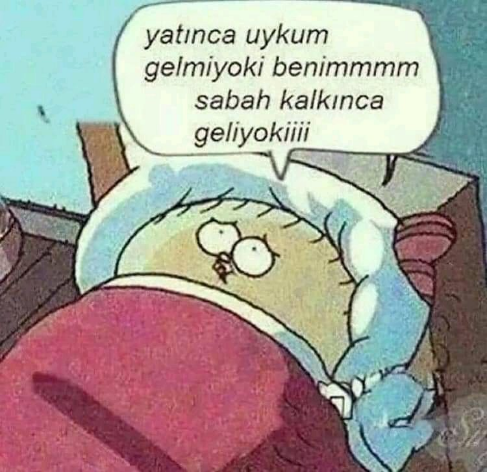 Uyuyamıyor musun?